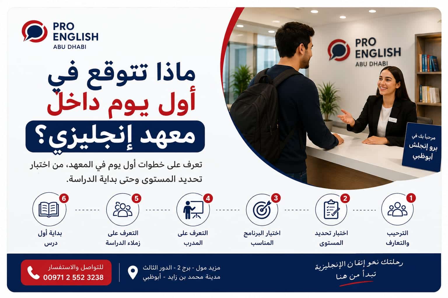 ماذا تتوقع في أول يوم داخل معهد إنجليزي؟